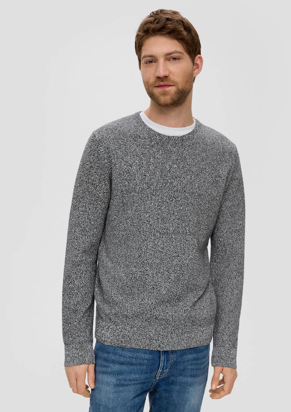 S.Oliver Feinstrickpullover Mit Crew Neck
