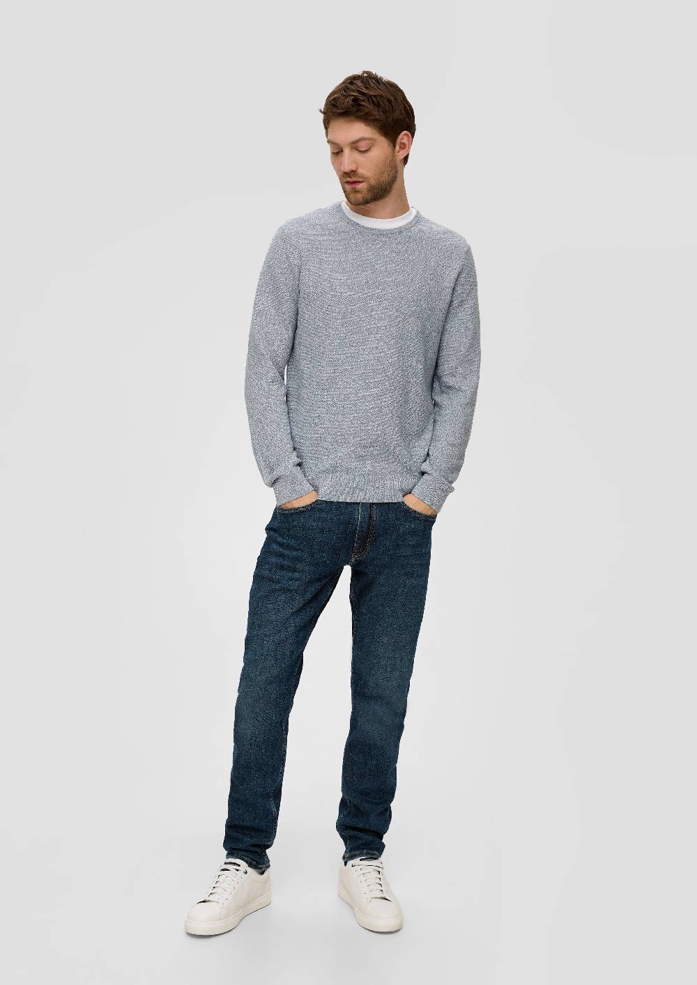 S.Oliver Feinstrickpullover Mit Crew Neck