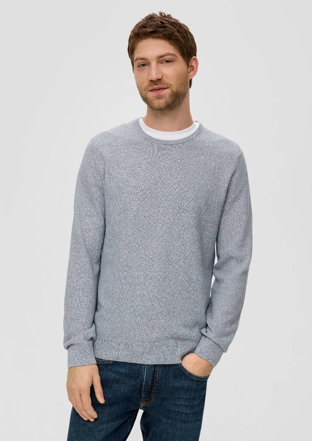 S.Oliver Feinstrickpullover Mit Crew Neck