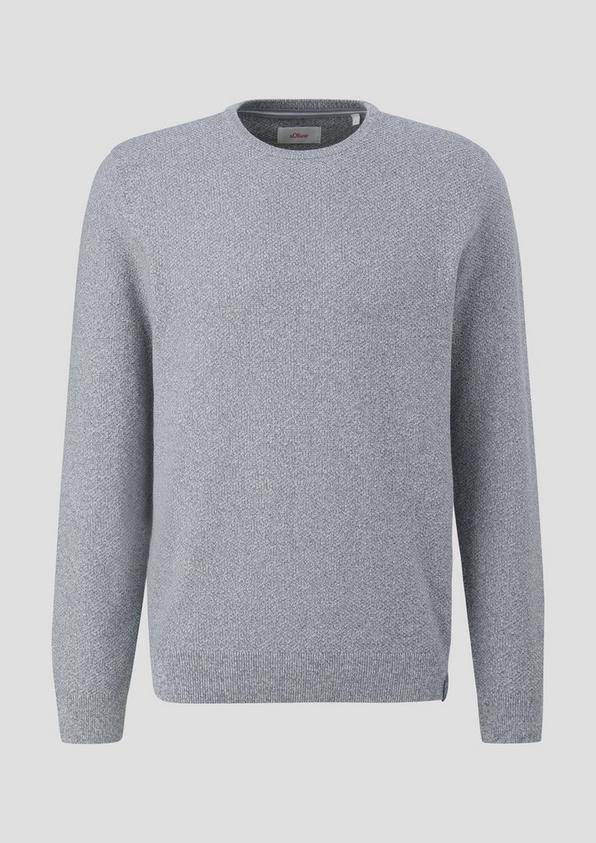 s.Oliver Feinstrickpullover mit Crew Neck