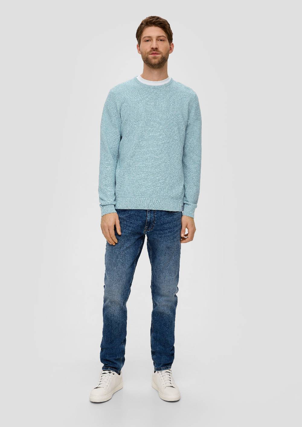 S.Oliver Feinstrickpullover Mit Crew Neck