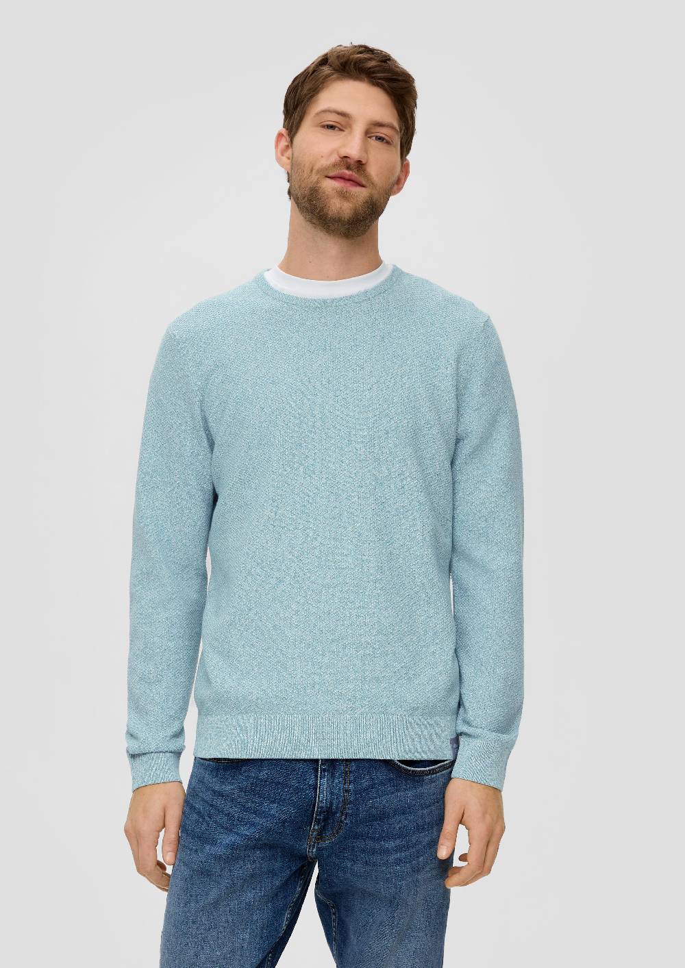 S.Oliver Feinstrickpullover Mit Crew Neck