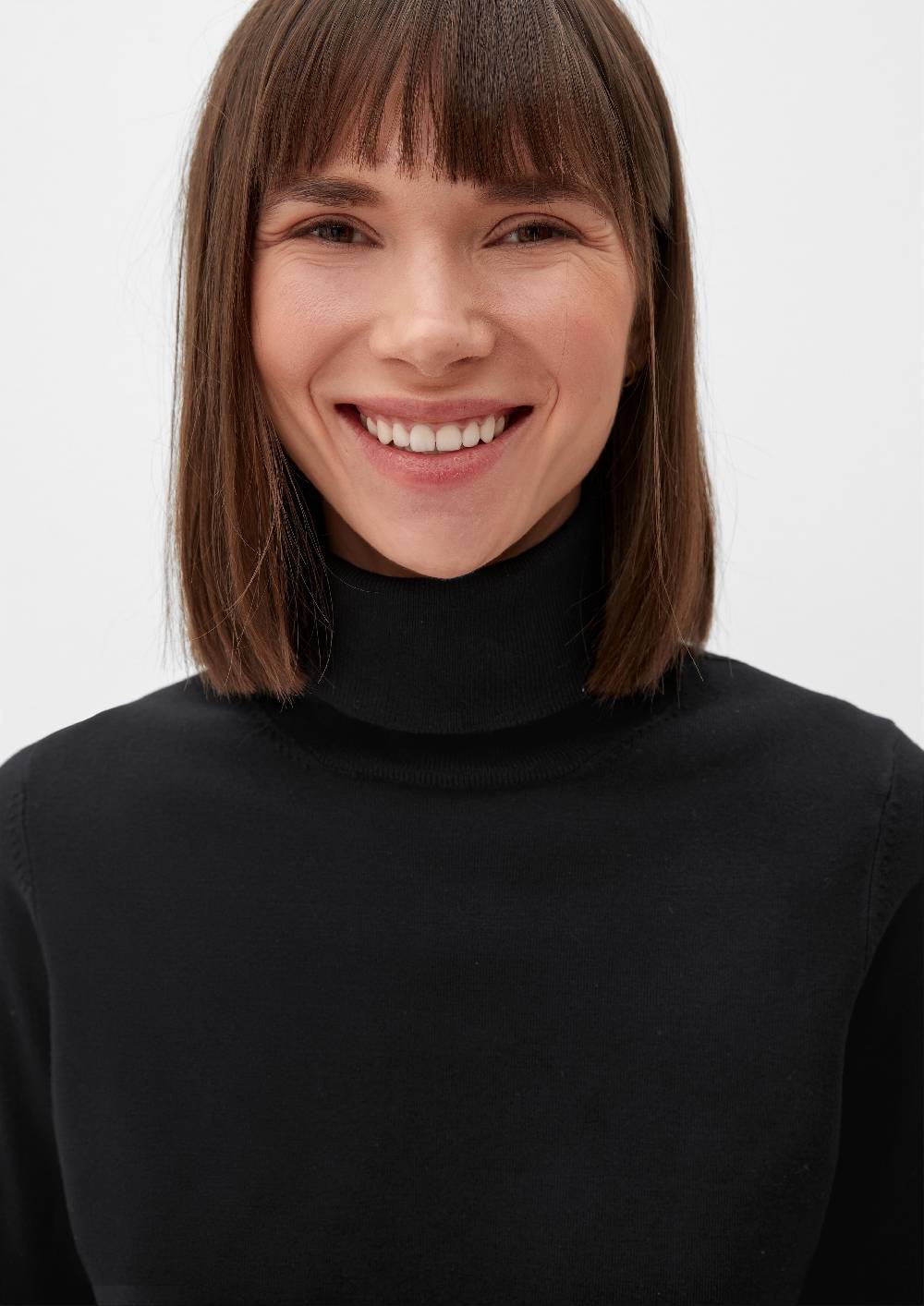 S.Oliver Feinstrickpullover Mit Rollkragen