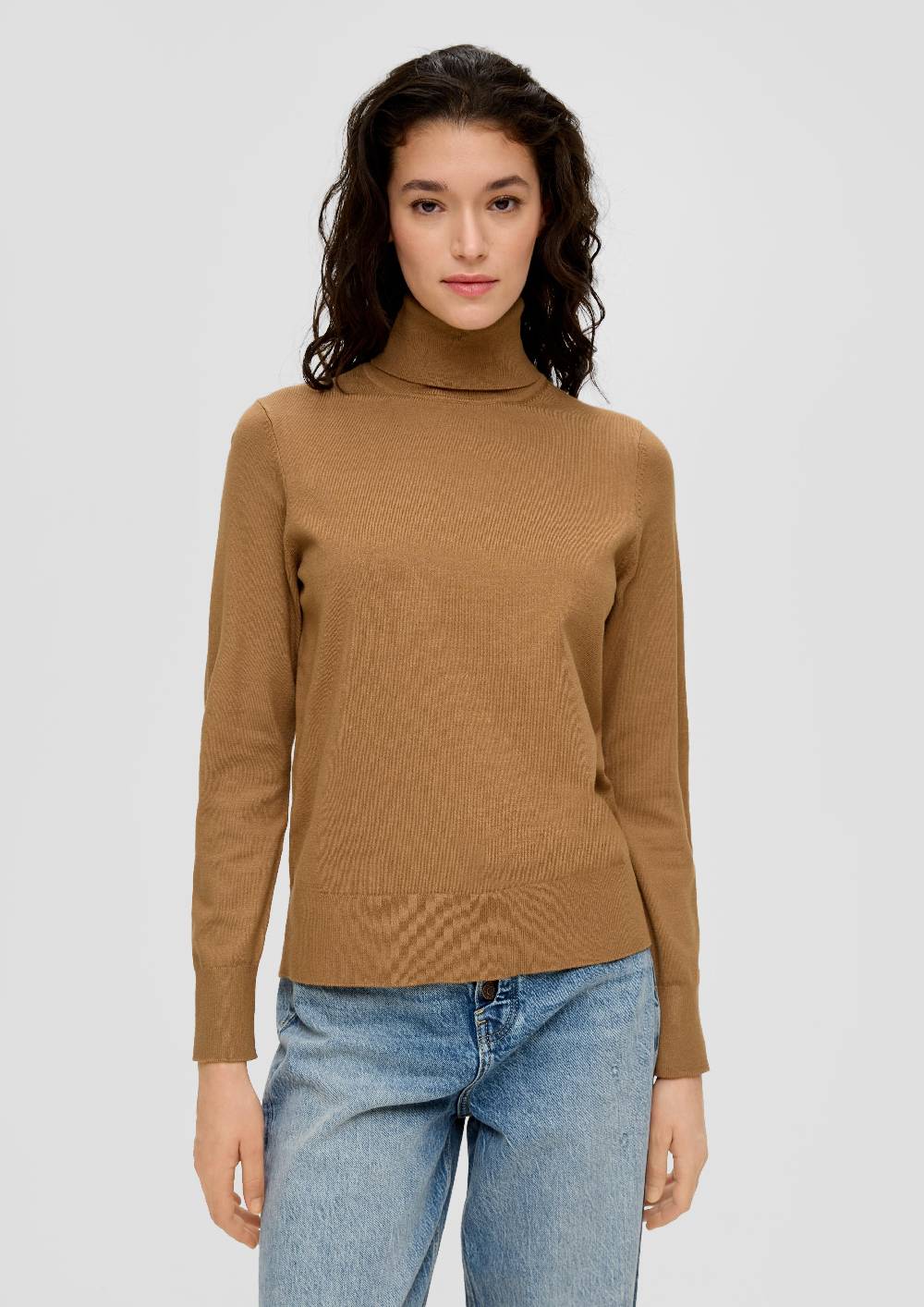 S.Oliver Feinstrickpullover Mit Rollkragen