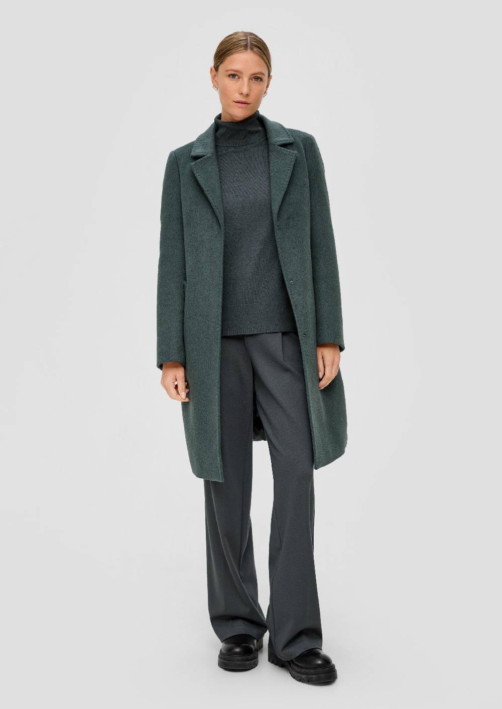 S.Oliver Feinstrickpullover Mit Rollkragen