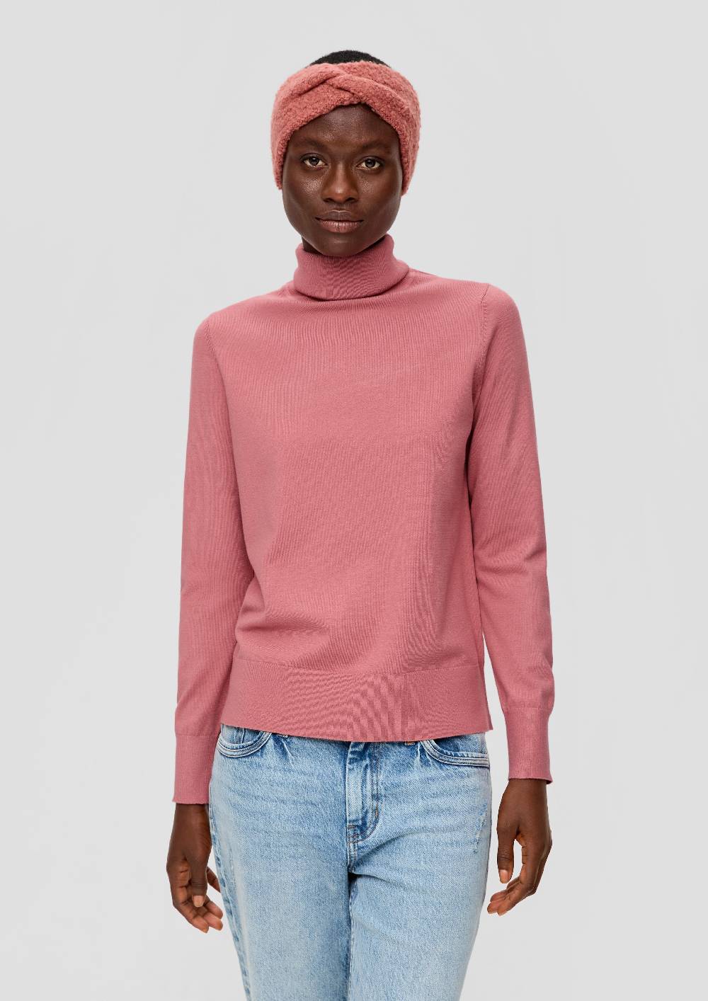 S.Oliver Feinstrickpullover Mit Rollkragen