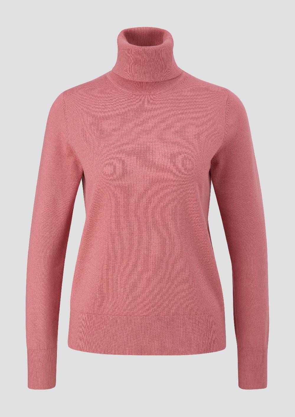 S.Oliver Feinstrickpullover Mit Rollkragen