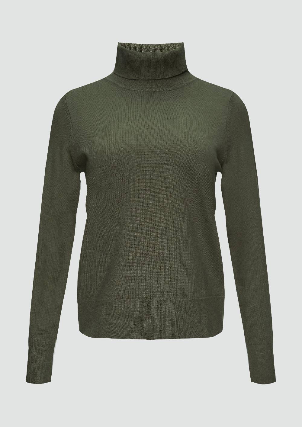 S.Oliver Feinstrickpullover Mit Rollkragen