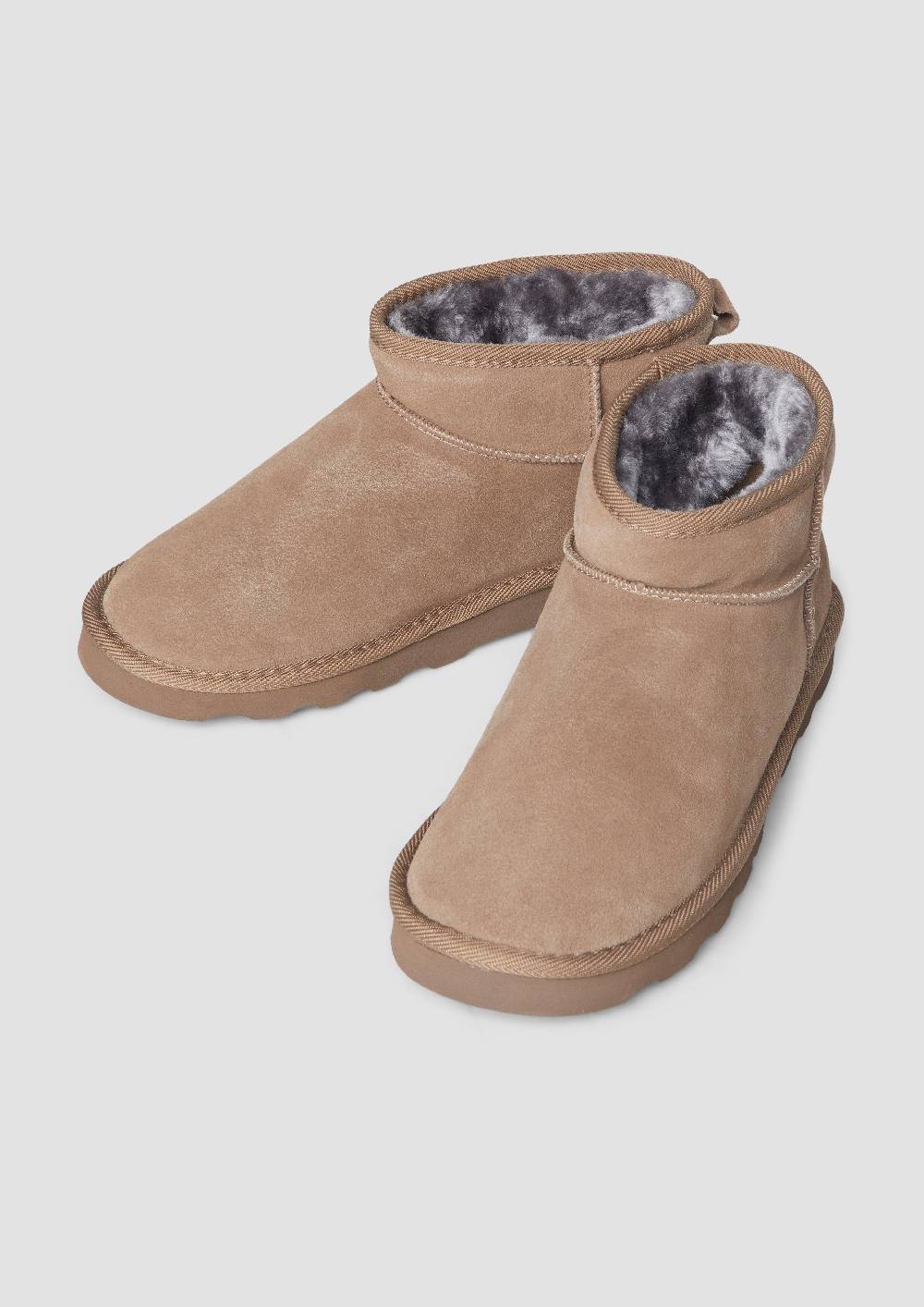 S.Oliver Flache Stiefel Aus Leder