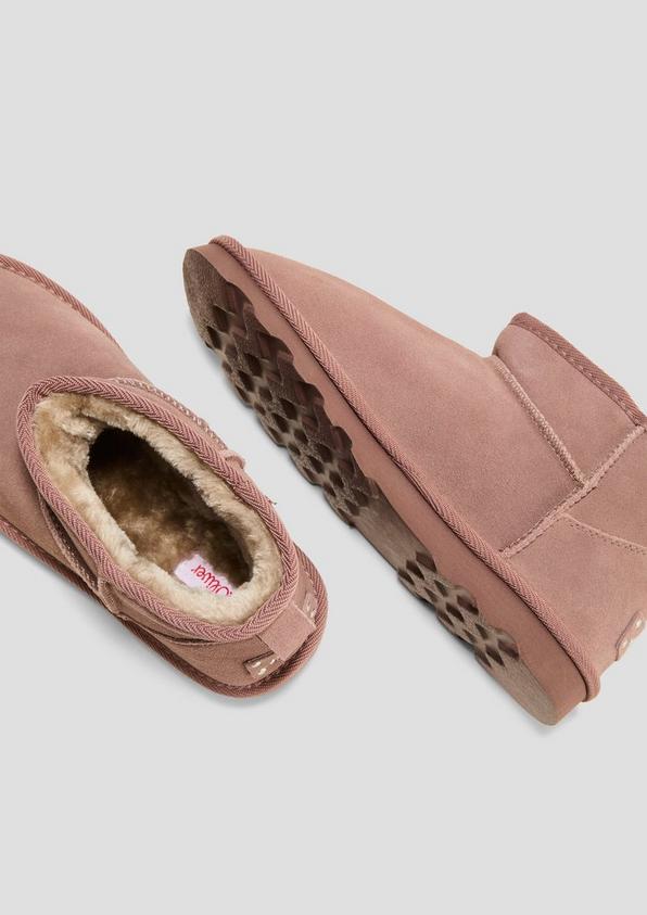 s.Oliver Flache Stiefel aus Leder