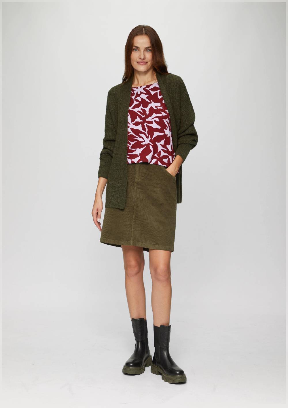 S.Oliver Flauschige Strickjacke In Oversize