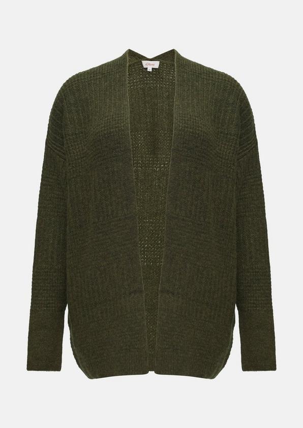 s.Oliver Flauschige Strickjacke in Oversize