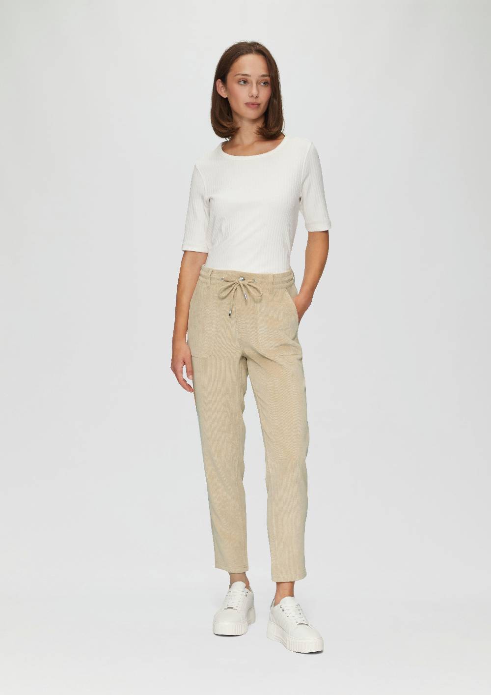 S.Oliver Fließende Jogpants Aus Feincord