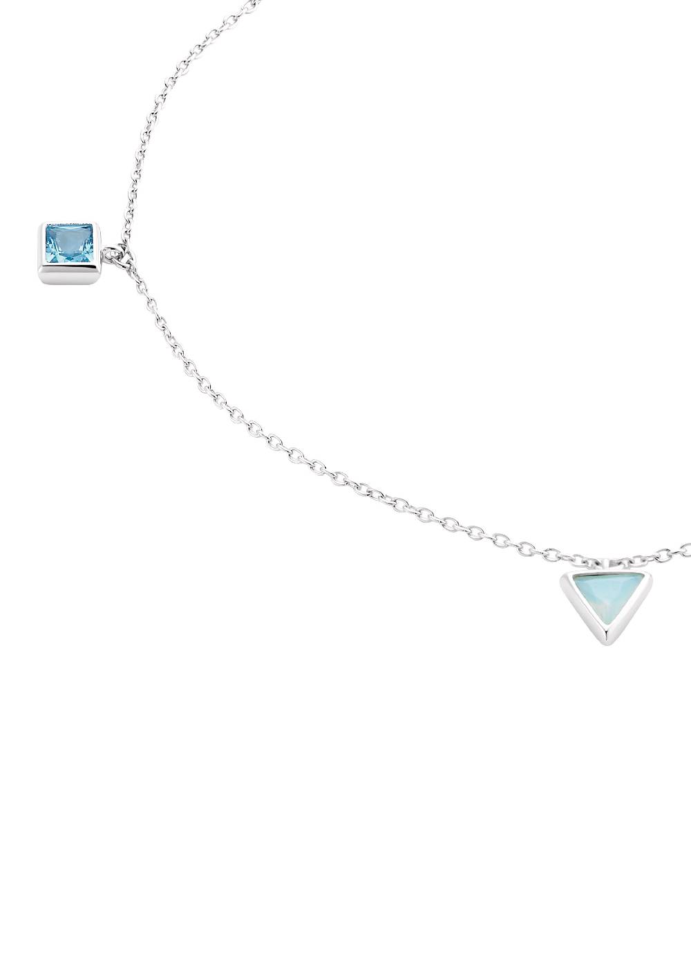 S.Oliver Fußkettchen Mit Zirkonia-Anhängern