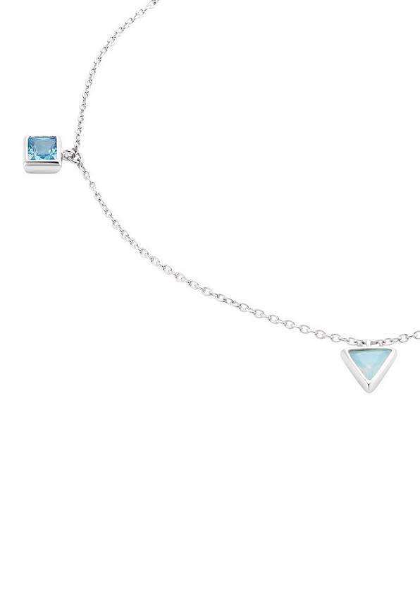 s.Oliver Fußkettchen mit Zirkonia-Anhängern