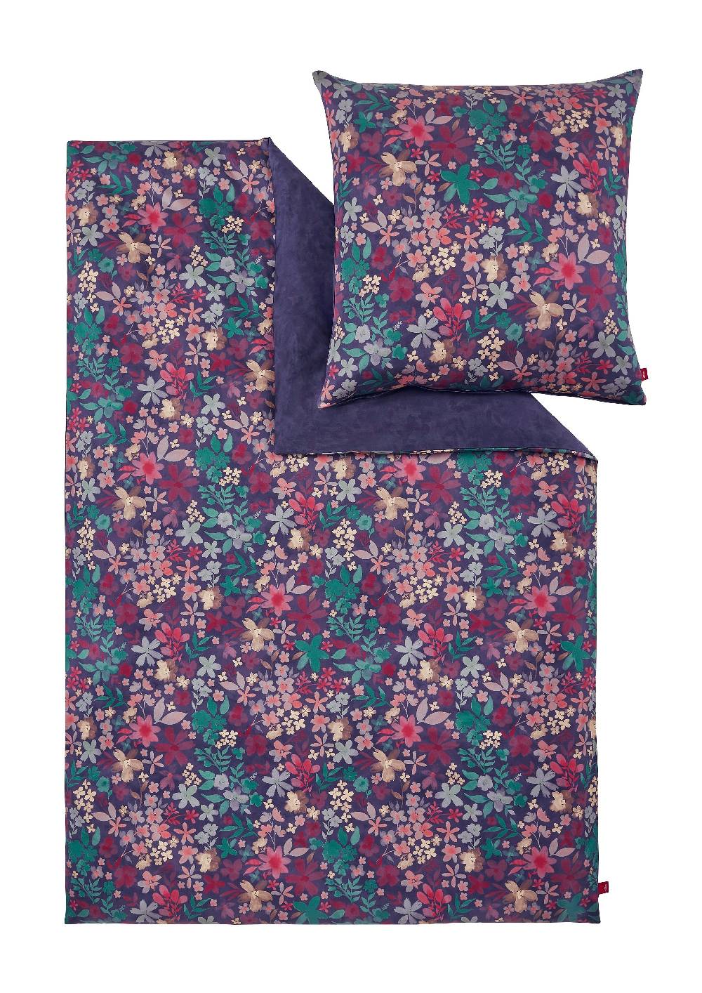 S.Oliver Geblümte Bettwäsche Aus Baumwollsatin