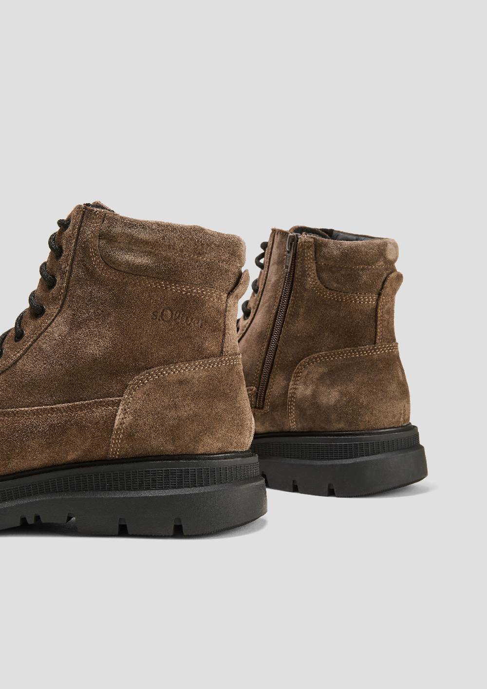 S.Oliver Gefütterte Boots Aus Leder