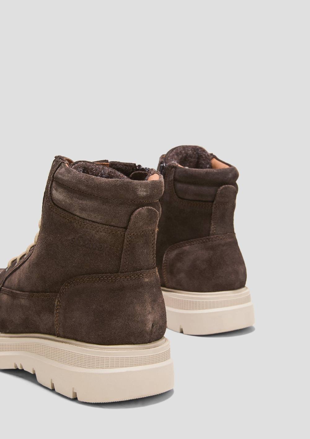 S.Oliver Gefütterte Boots Aus Leder