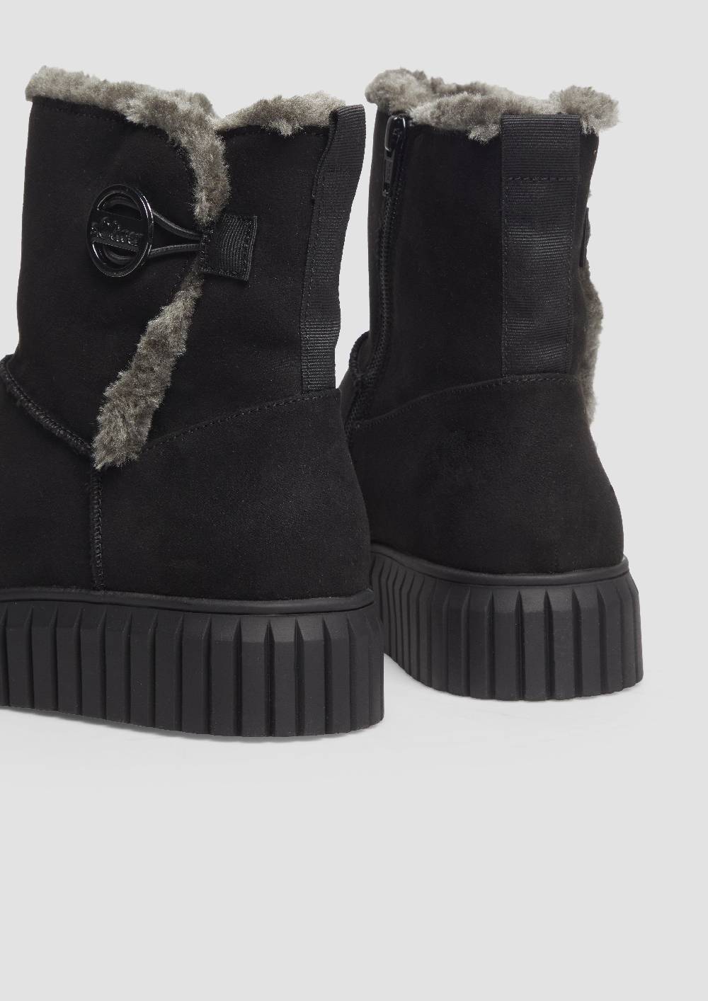 S.Oliver Gefütterte Boots Mit Plateausohle