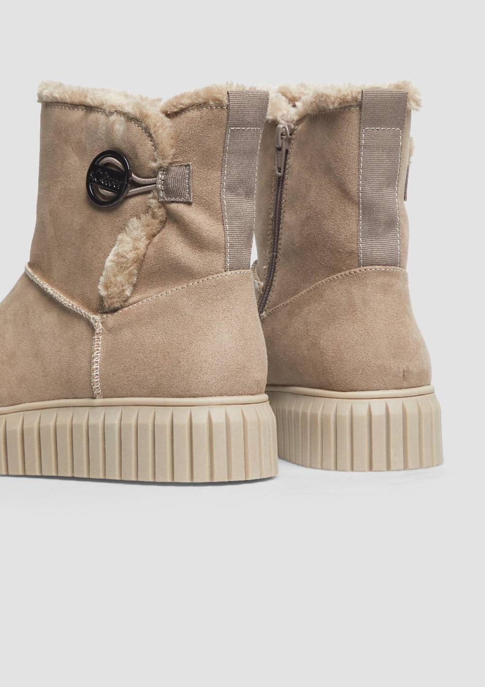 S.Oliver Gefütterte Boots Mit Plateausohle