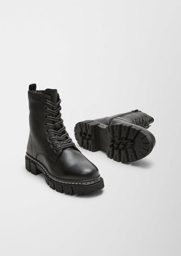 s.Oliver Gefütterte Lederboots