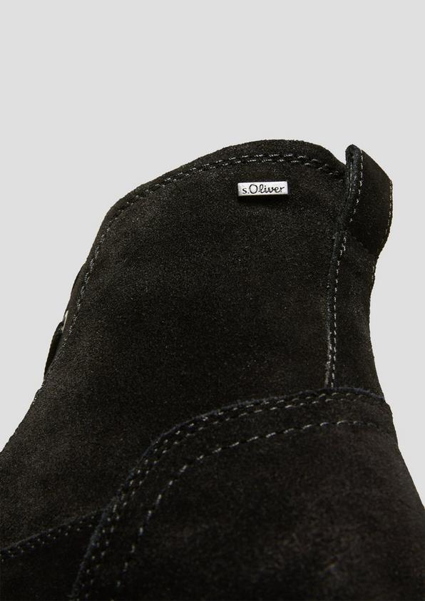 s.Oliver Gefütterte Stiefel aus Veloursleder