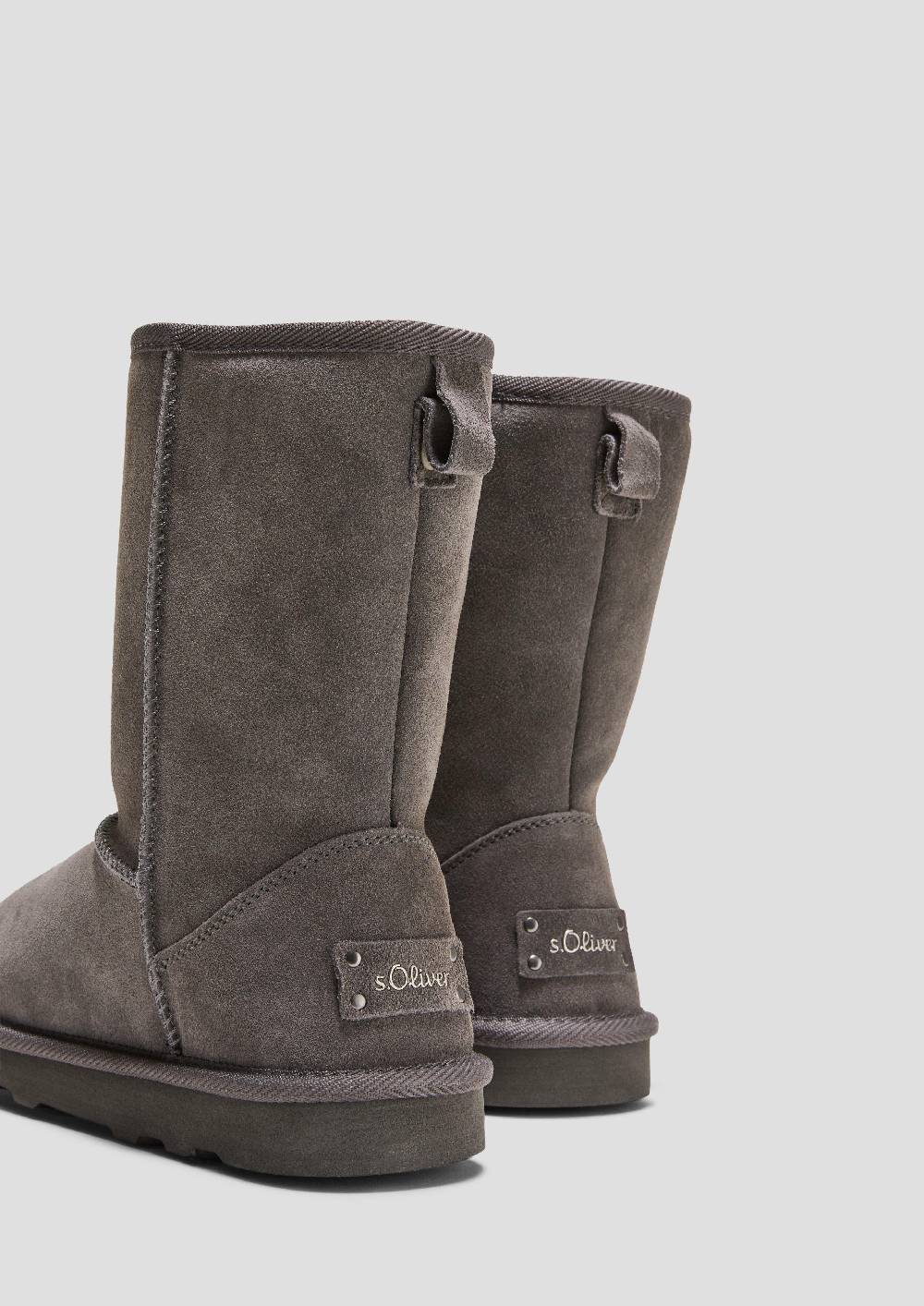 S.Oliver Gefütterte Stiefel Im Materialmix