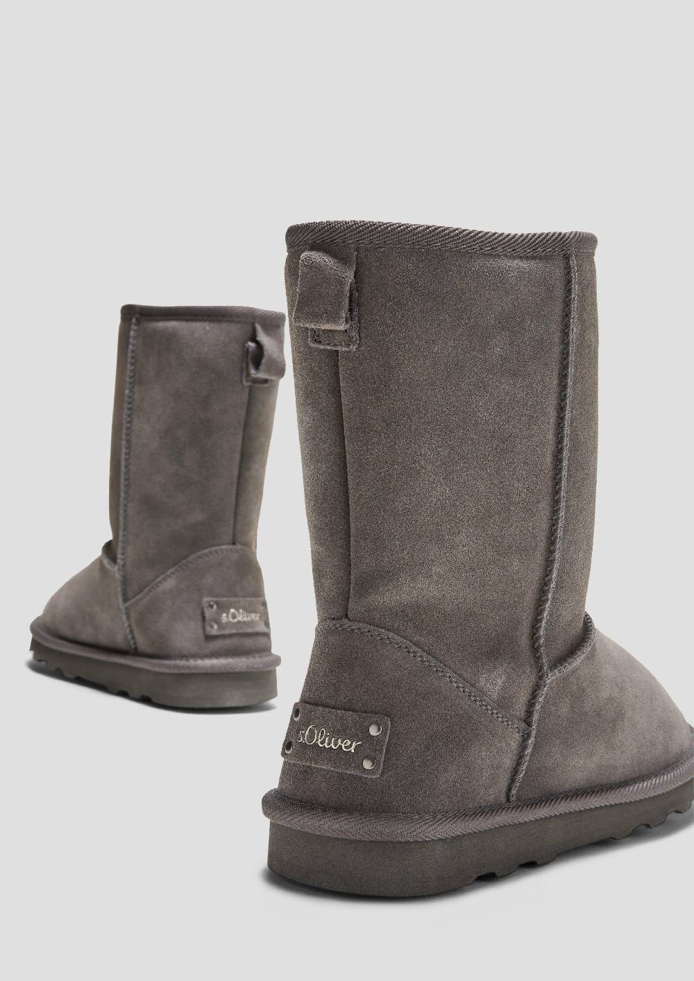 S.Oliver Gefütterte Stiefel Im Materialmix