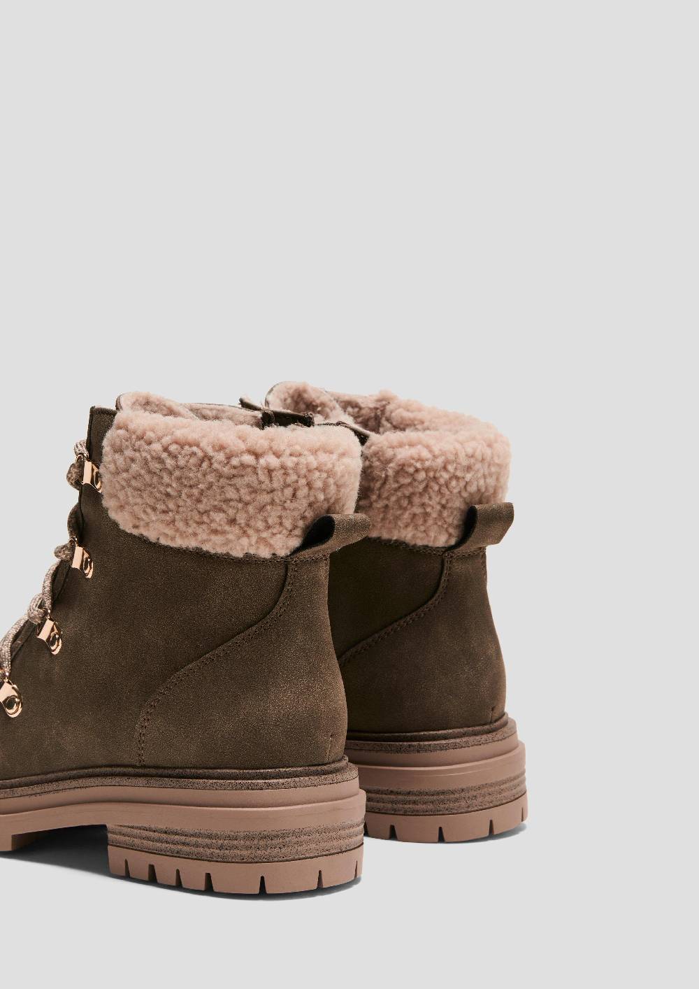 S.Oliver Gefütterte Stiefel In Veloursleder-Optik