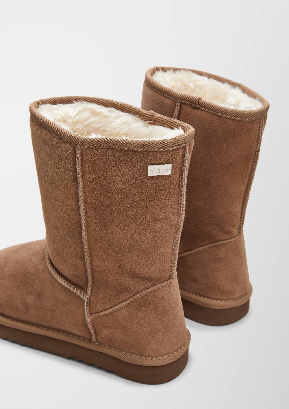 S.Oliver Gefütterte Velourslederstiefel