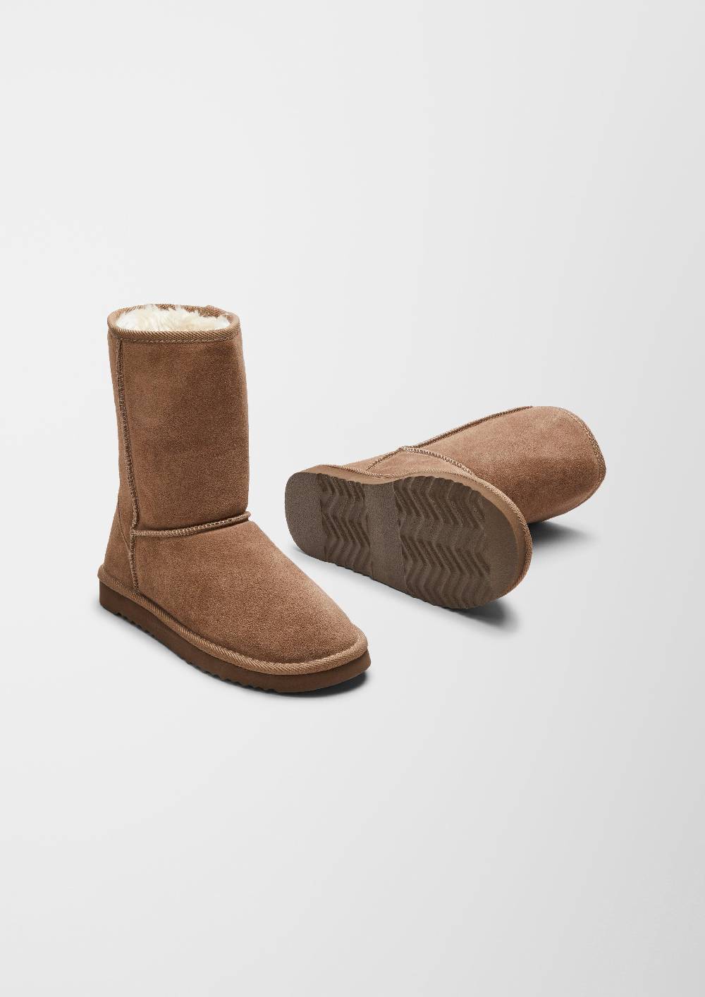 S.Oliver Gefütterte Velourslederstiefel