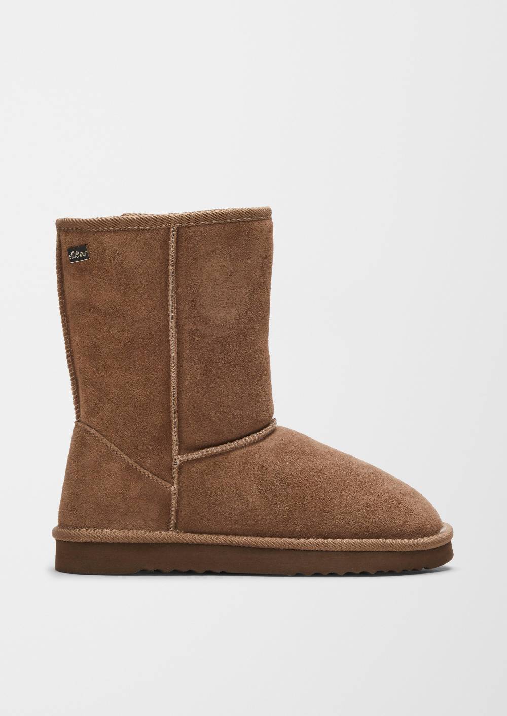 S.Oliver Gefütterte Velourslederstiefel