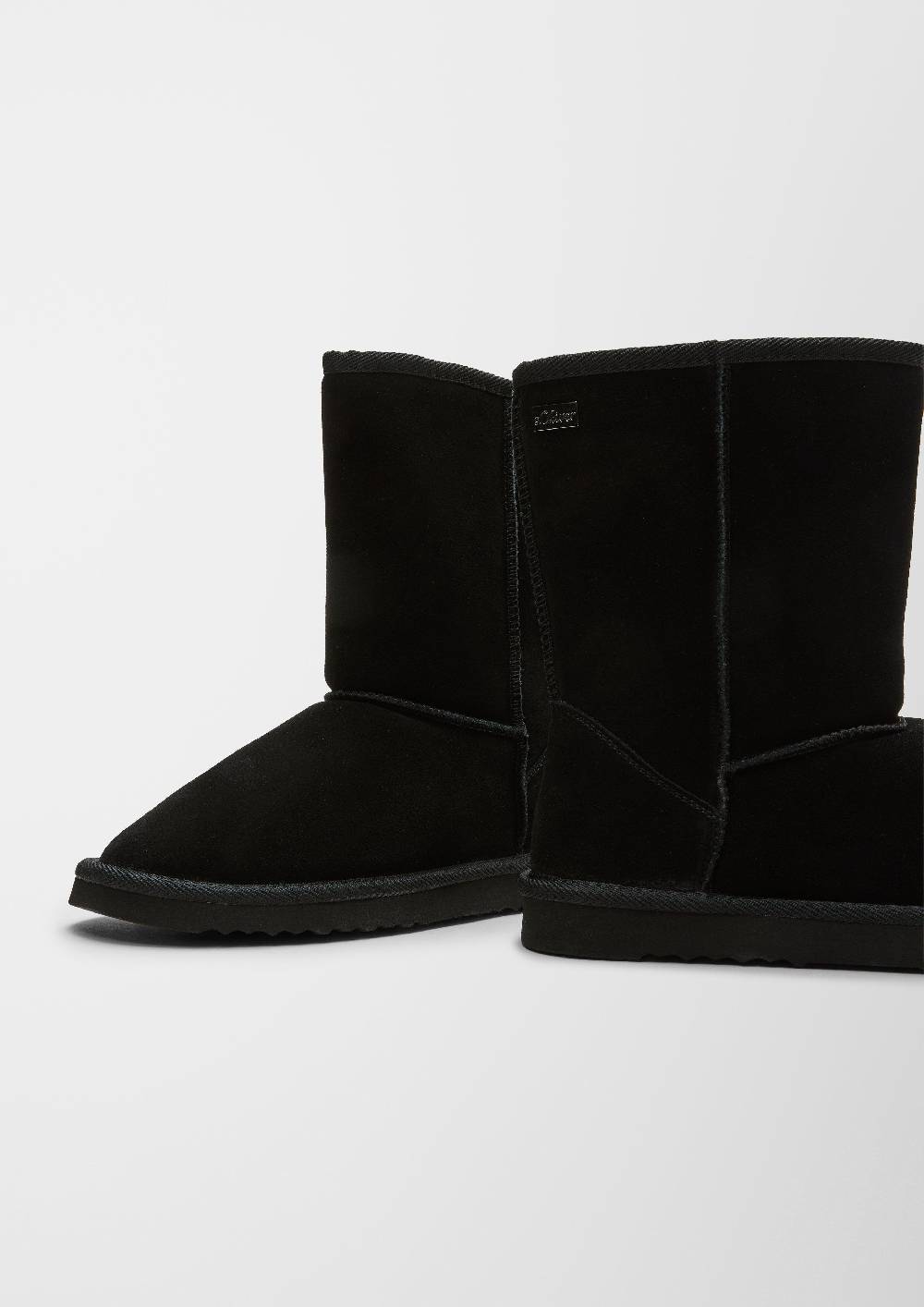 S.Oliver Gefütterte Velourslederstiefel