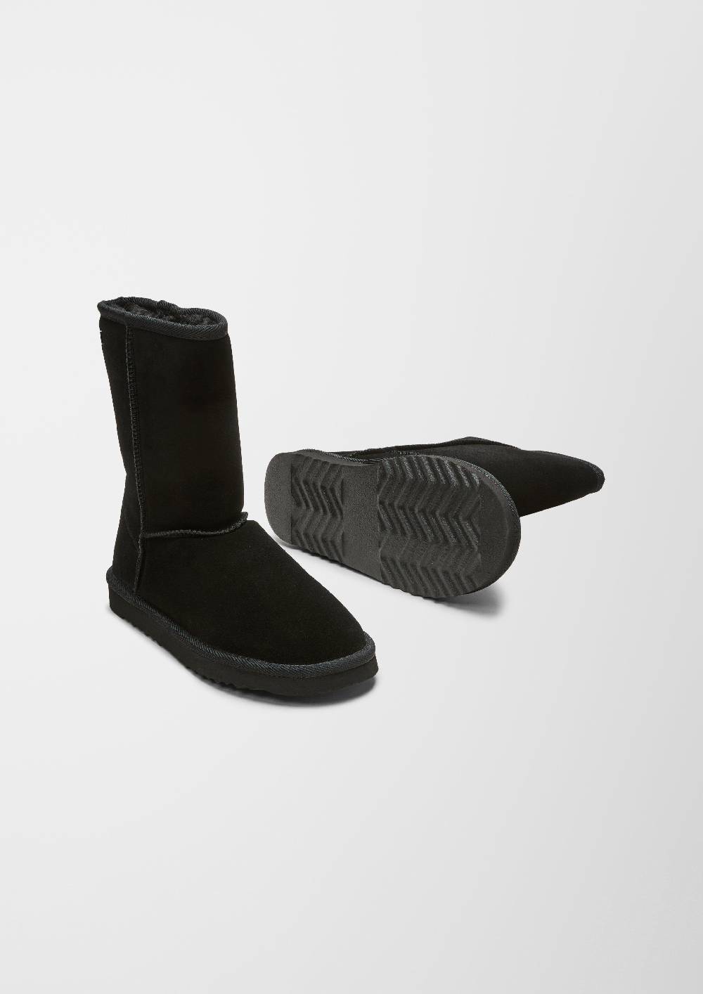 S.Oliver Gefütterte Velourslederstiefel