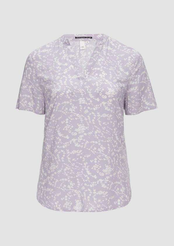 S.Oliver Gemusterte Tunikabluse Aus Viskose