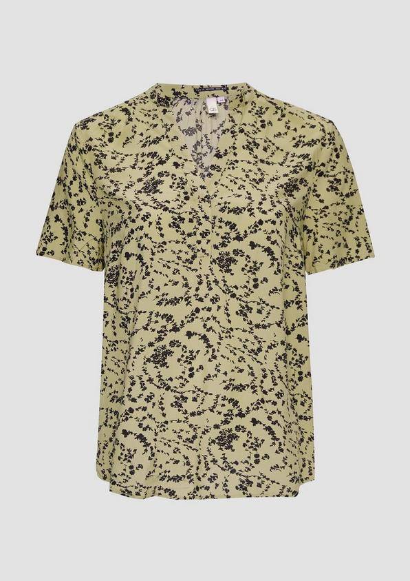 S.Oliver Gemusterte Tunikabluse Aus Viskose