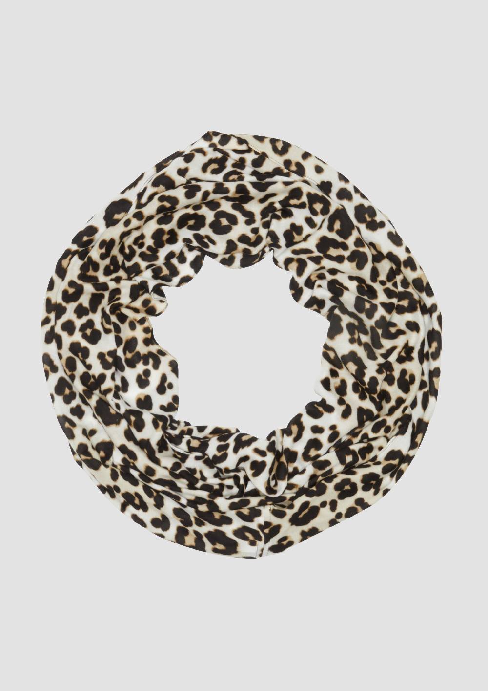 s.Oliver Gemusterter Loop-Schal Aus Viskose