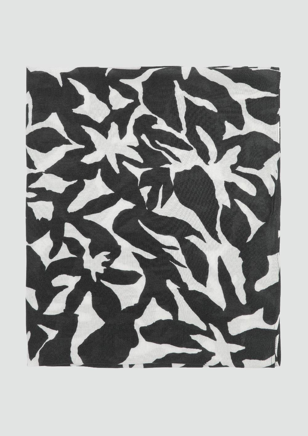 S.Oliver Gemusterter Loop-Schal Aus Viskose