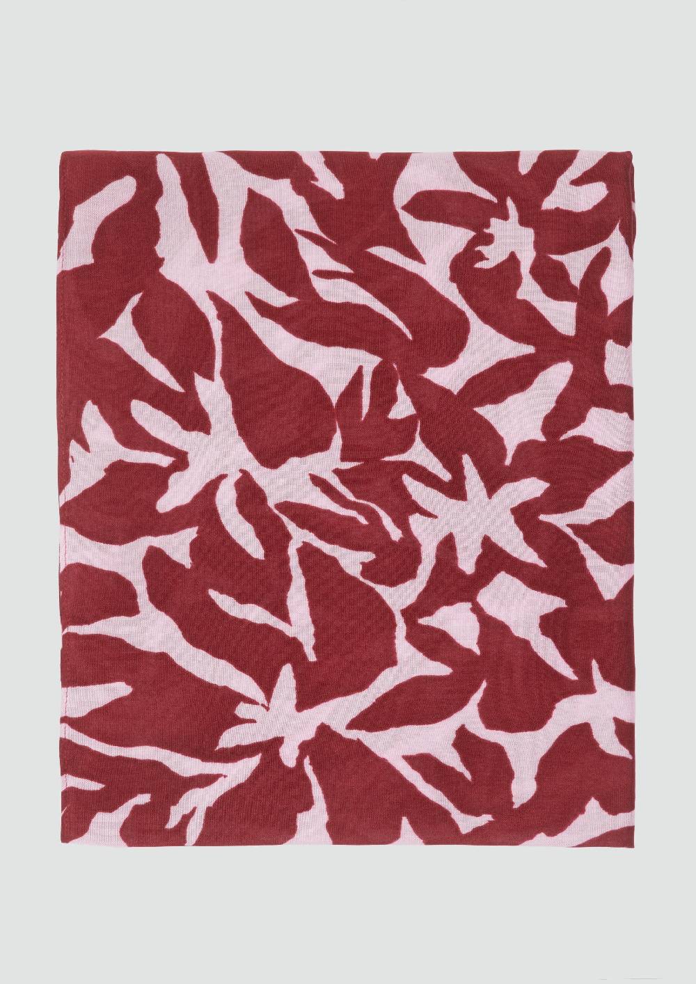 S.Oliver Gemusterter Loop-Schal Aus Viskose