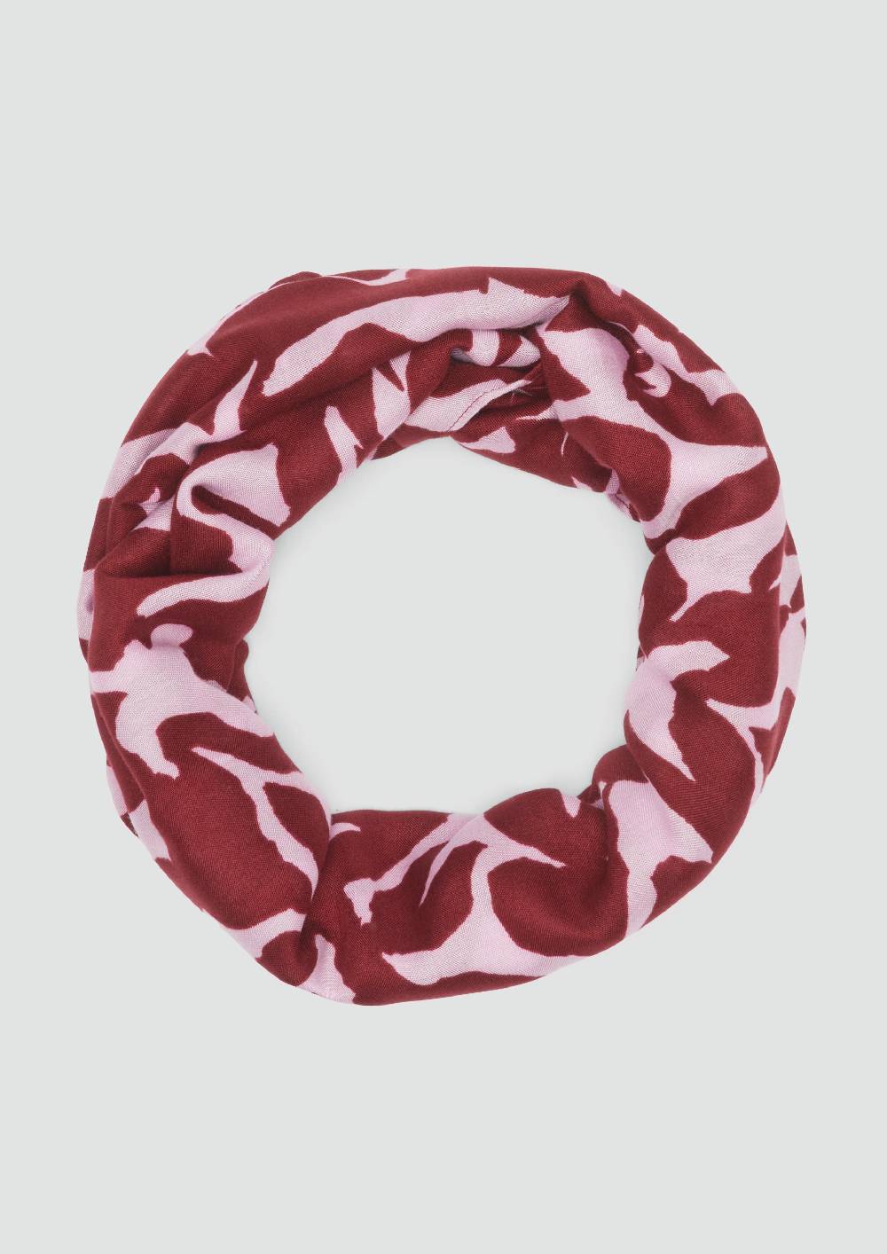 S.Oliver Gemusterter Loop-Schal Aus Viskose