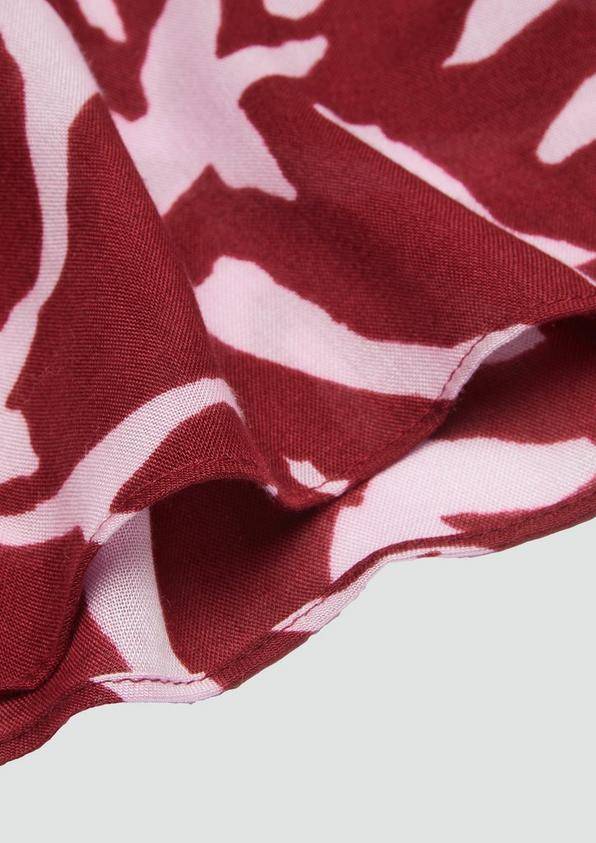 s.Oliver Gemusterter Loop-Schal aus Viskose