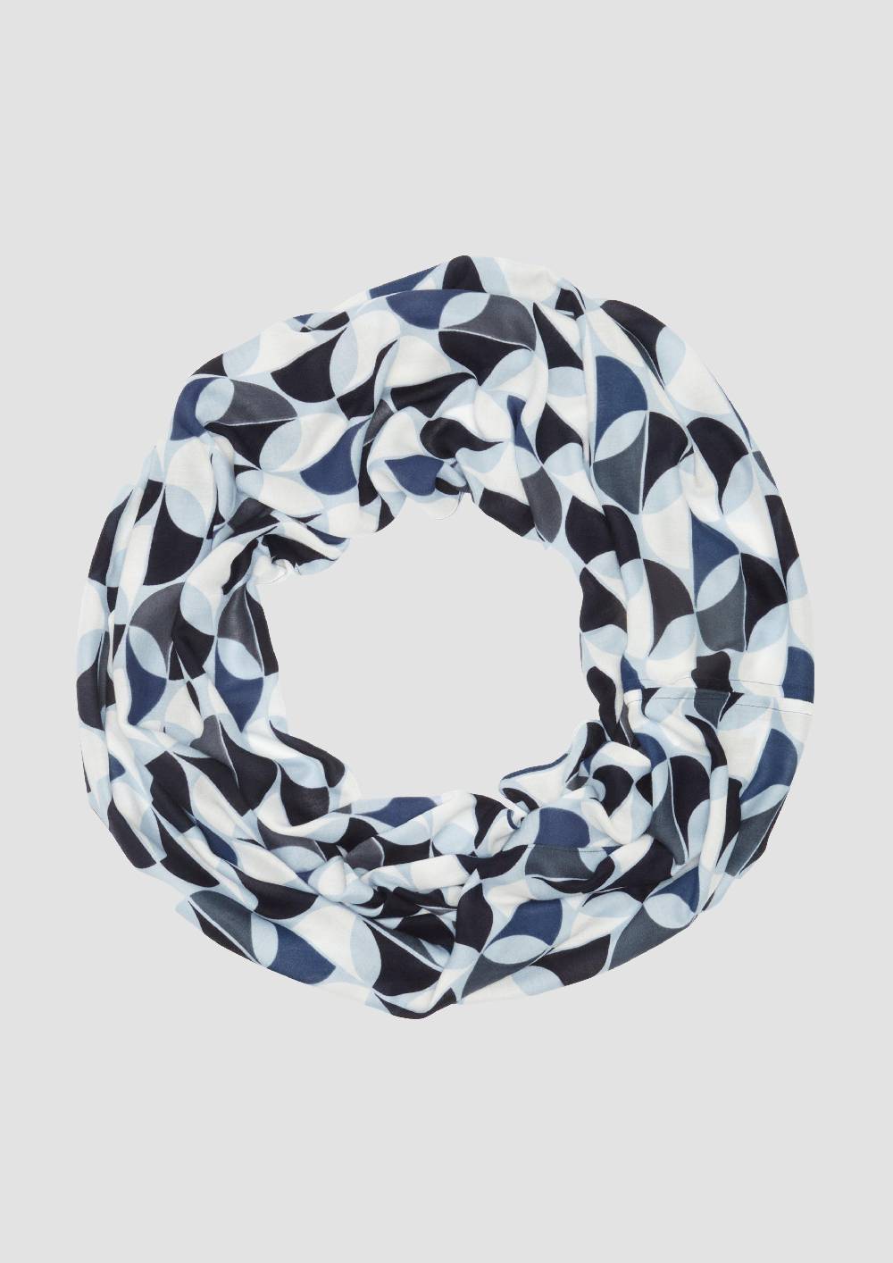 S.Oliver Gemusterter Loop-Schal Aus Viskose