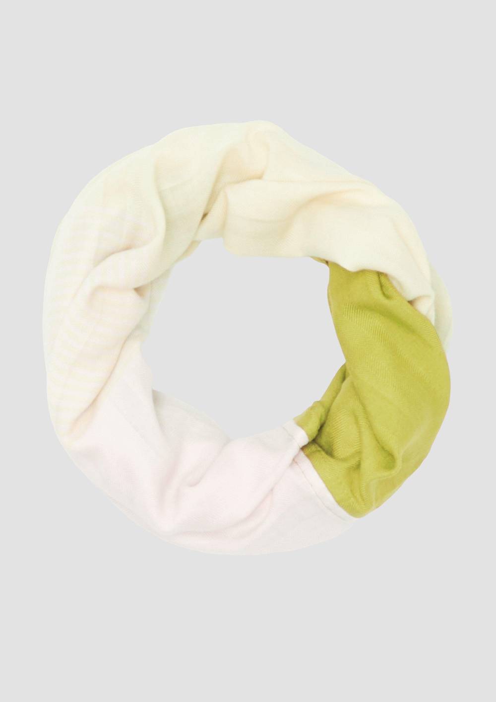 S.Oliver Gemusterter Loop-Schal Aus Viskosemix