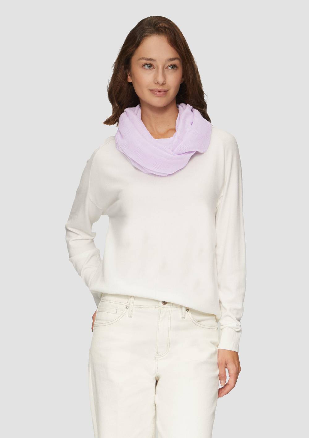 S.Oliver Gemusterter Loop-Schal Mit Musterstruktur