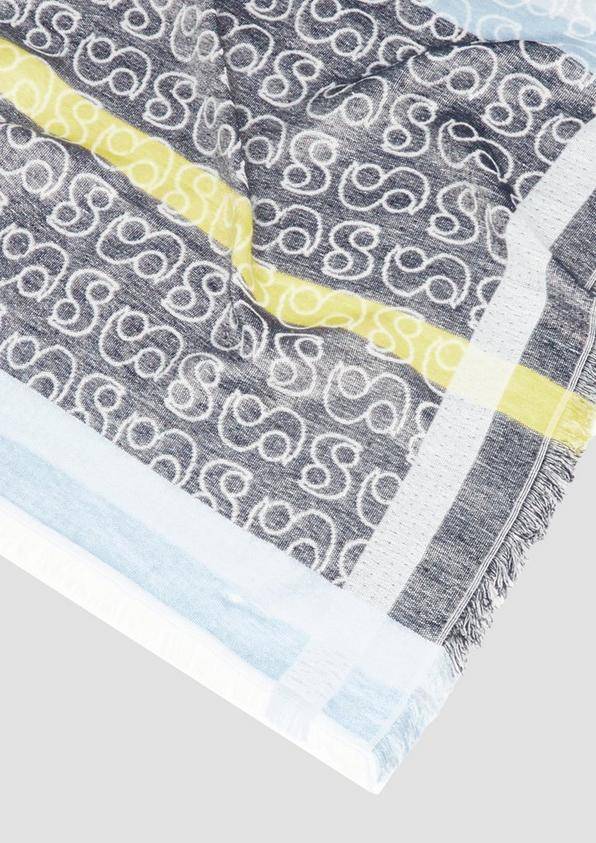 s.Oliver Gemusterter Schal aus Viskosemix