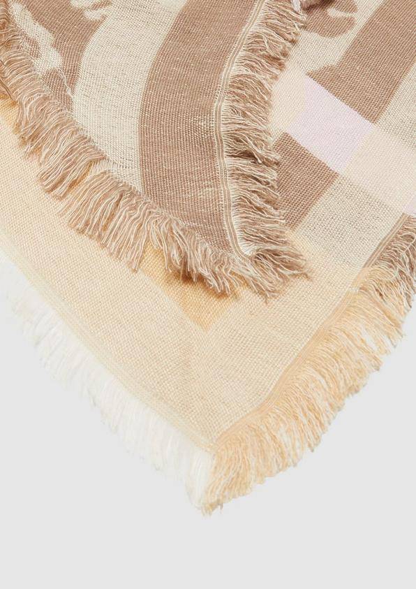 s.Oliver Gemusterter Schal aus Viskosemix