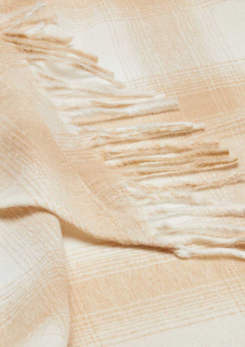 S.Oliver Gemusterter Schal Mit Fransen