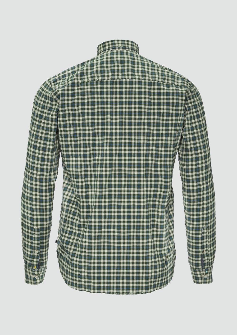 S.Oliver Gemustertes Hemd Mit Button-Down-Kragen