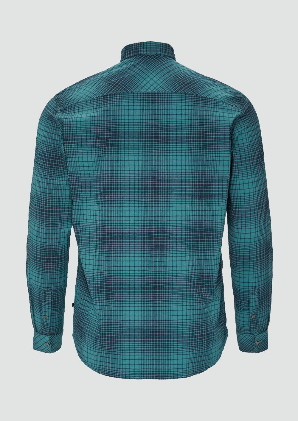 S.Oliver Gemustertes Hemd Mit Button-Down-Kragen