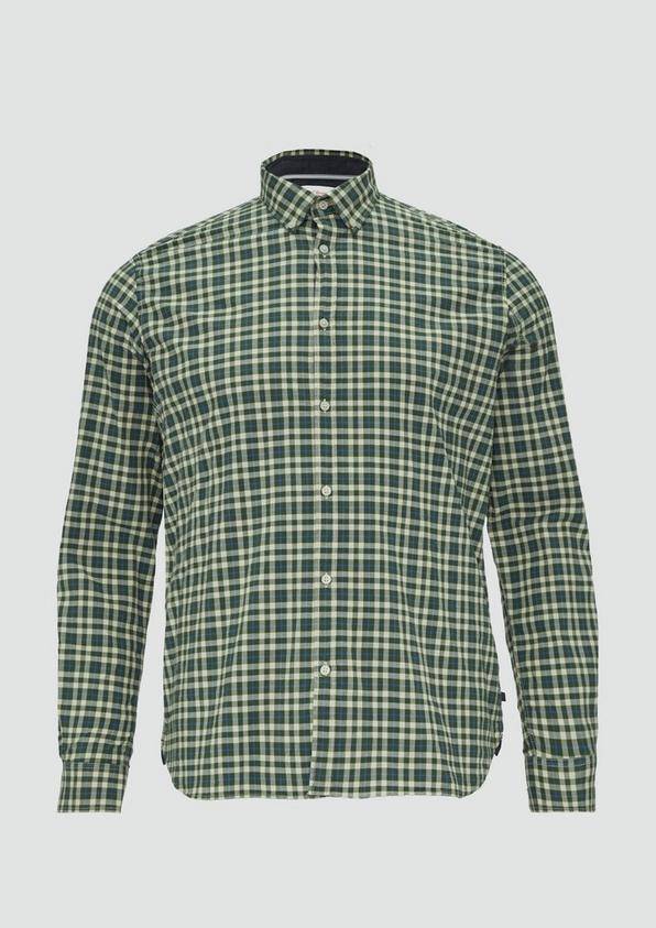 s.Oliver Gemustertes Hemd mit Button-Down-Kragen